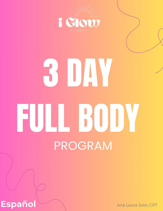 Español - 3 DAY FULL BODY PROGRAM