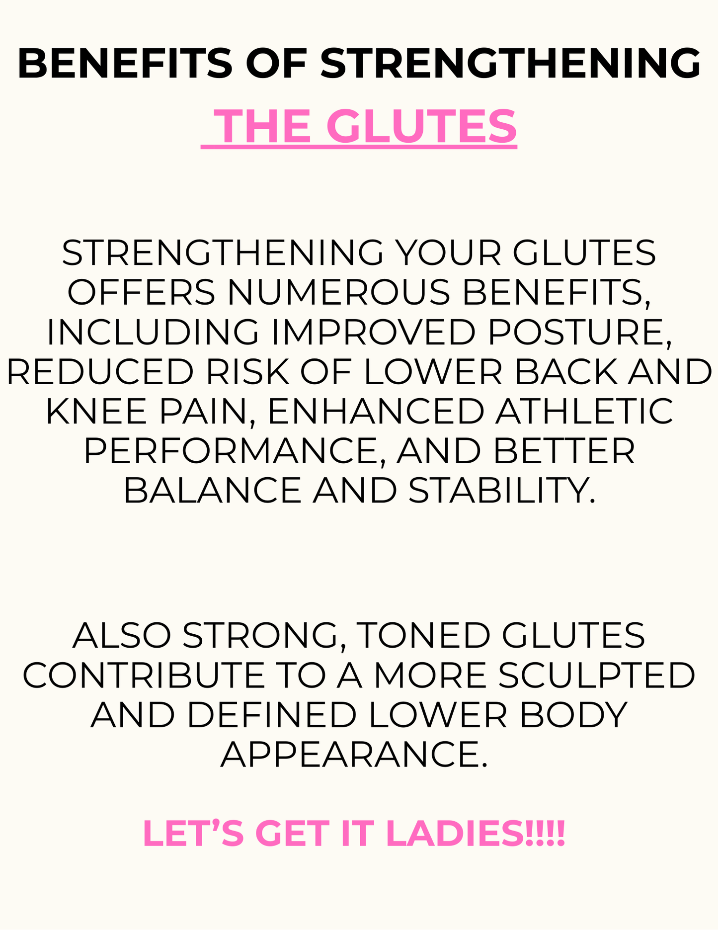 THE GLUTES PROJECT